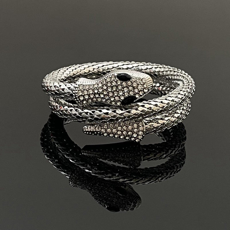THE SNAKE - WRAP MESH CUFF BRACELET