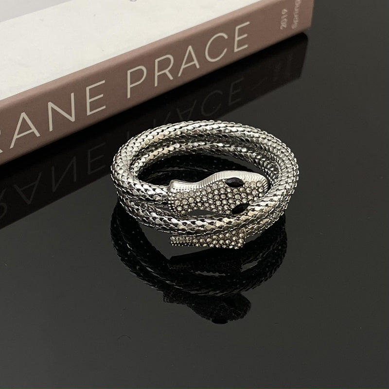 THE SNAKE - WRAP MESH CUFF BRACELET