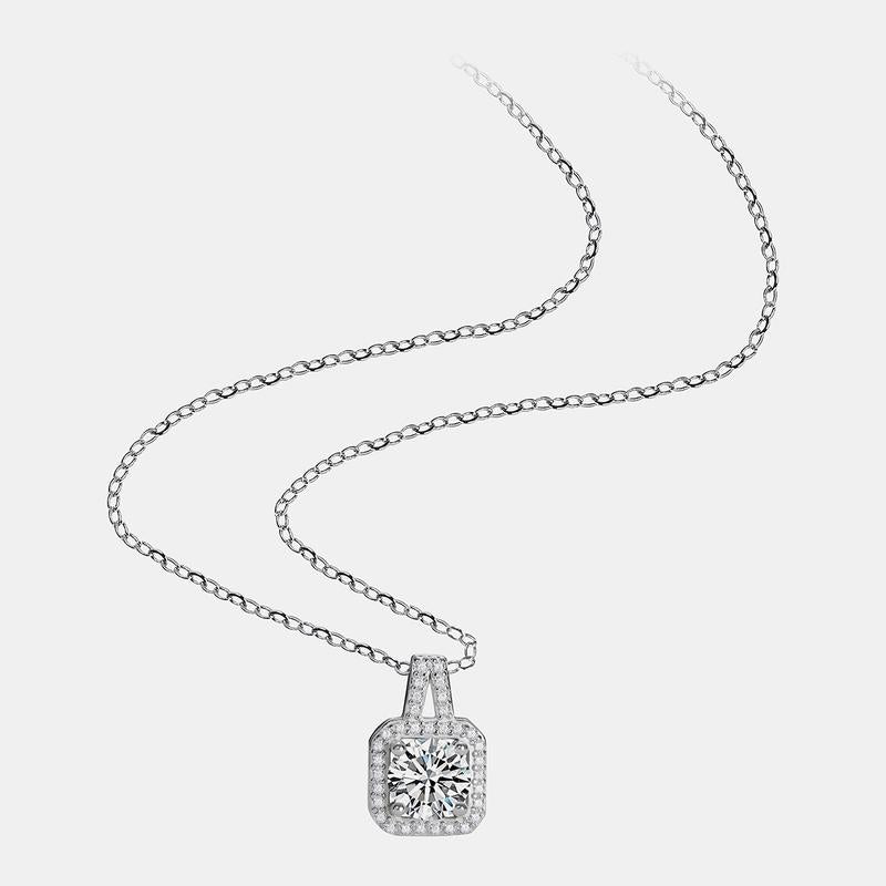 【N21 Hot Sale!】 925 Sterling Silver Moissanite Necklace - MOTEMCO
