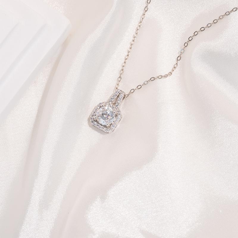 【N21 Hot Sale!】 925 Sterling Silver Moissanite Necklace - MOTEMCO