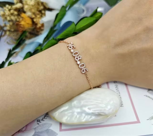 CZ CUSTOM DATE BRACELET
