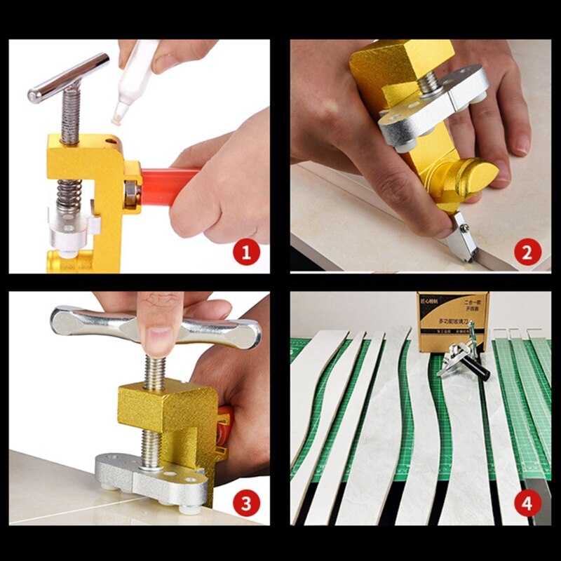Portable Manual Tile Glass Cutting Tool