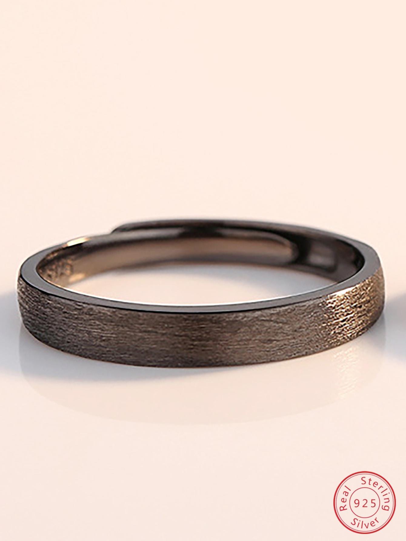 【SilverR5 Minimalist】 925 Sterling Silver Rings Couple Set