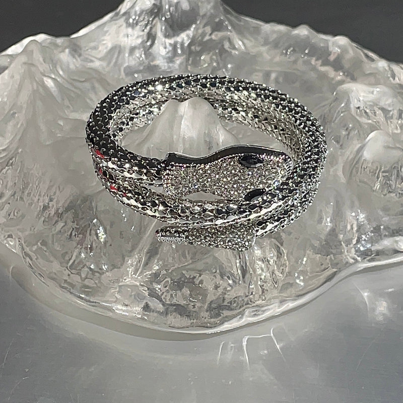 THE SNAKE - WRAP MESH CUFF BRACELET