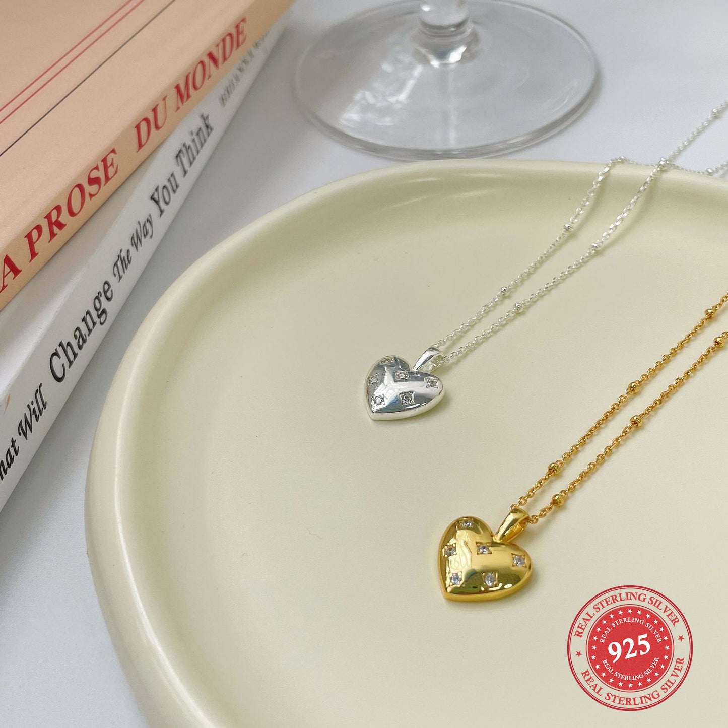 【SilverN20】 925 Sterling Silver Necklace - MOTEMCO