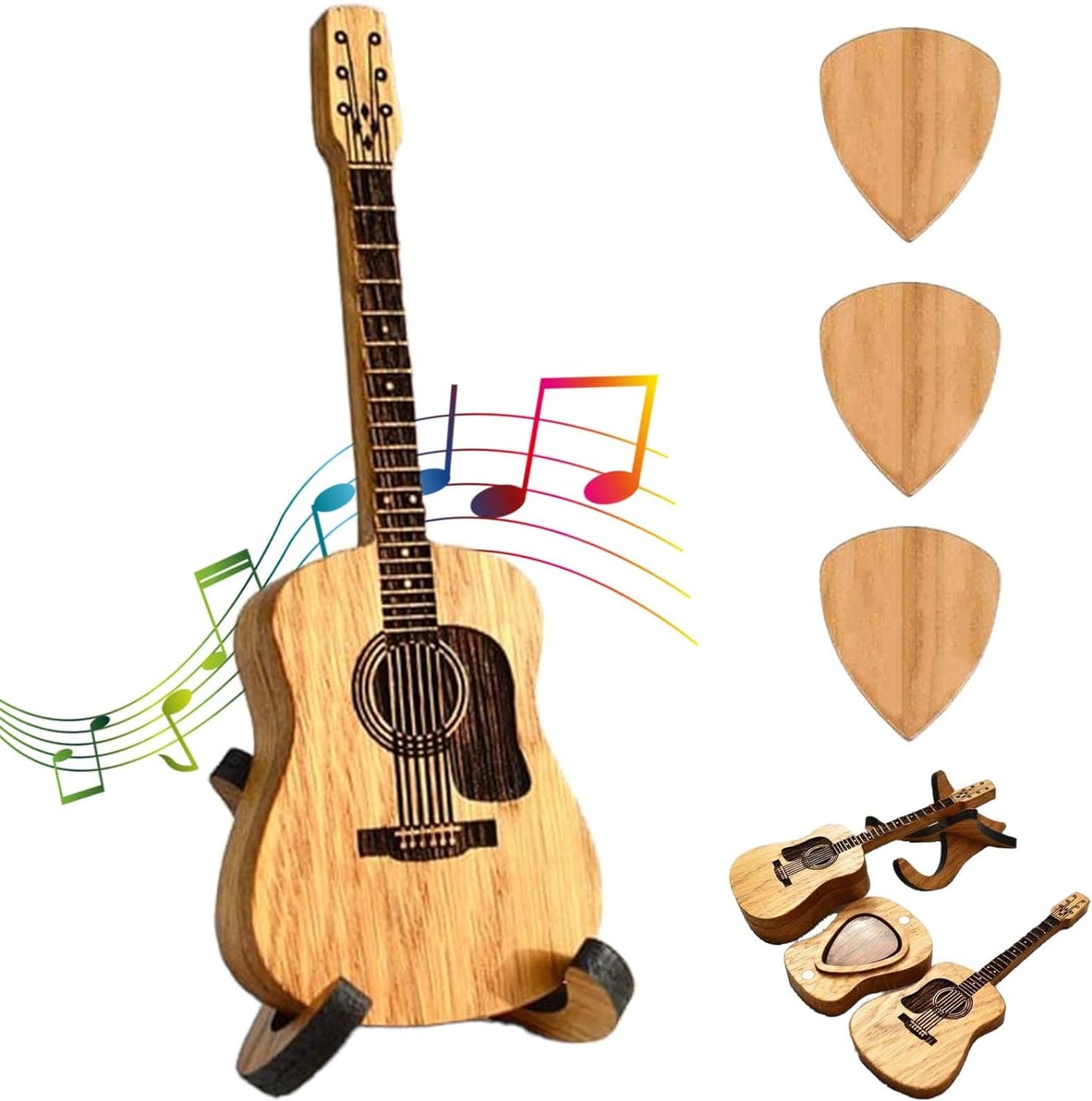 Best Gift🎁Wooden Acoustic Guitar Pick Box🎸LAST DAY 59% OFF⏰