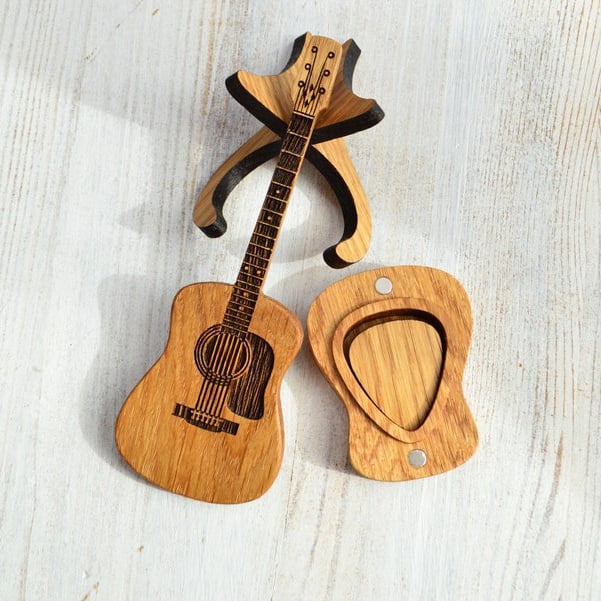 Best Gift🎁Wooden Acoustic Guitar Pick Box🎸LAST DAY 59% OFF⏰