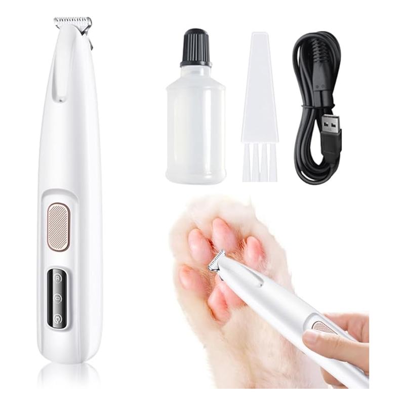 2024 New Pet Paw Trimmer Waterproof Rechargeable