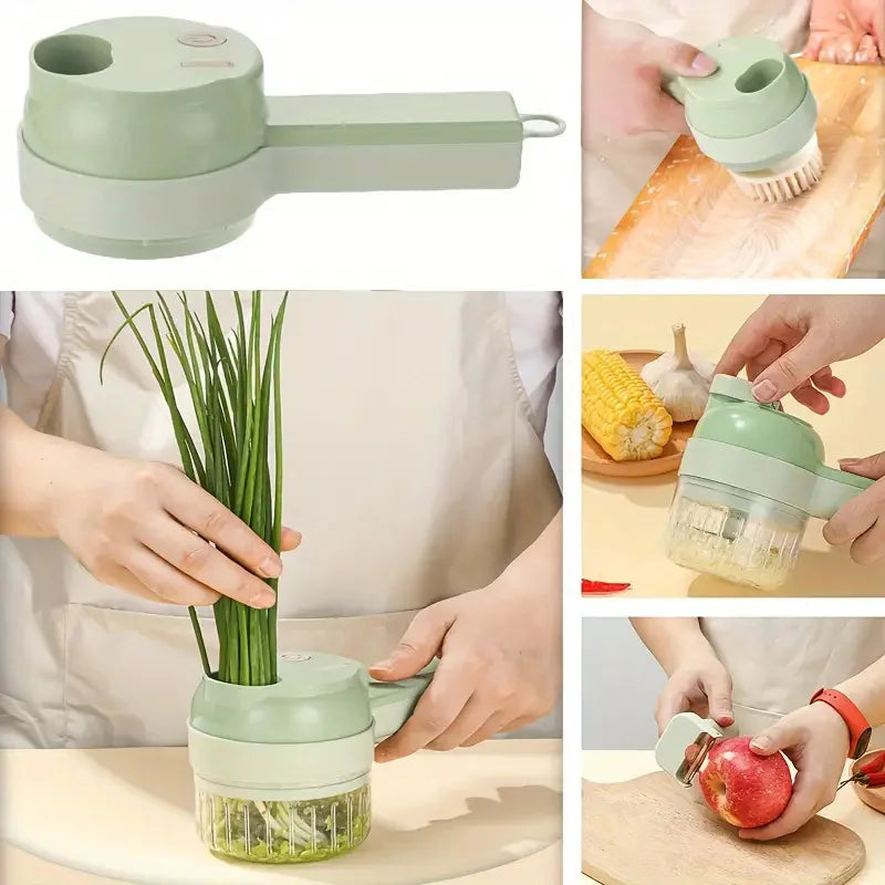 4 In 1 Electric Handheld Vegetable Slicer