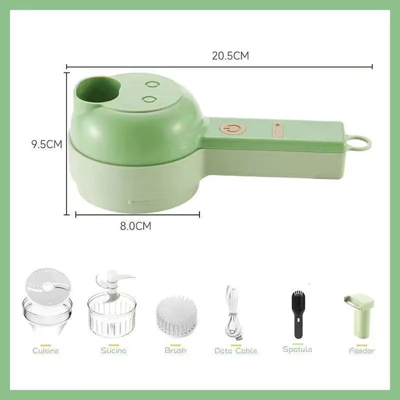 4 In 1 Electric Handheld Vegetable Slicer