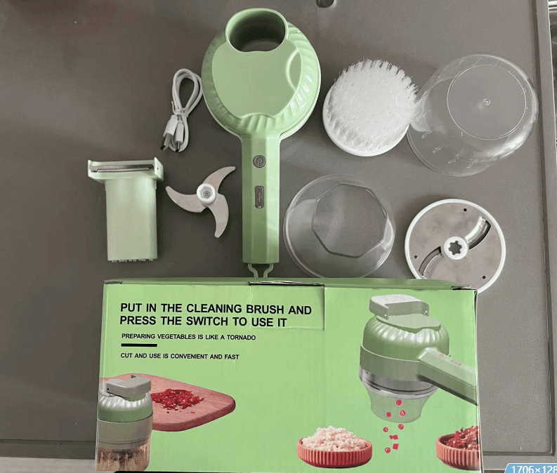 4 In 1 Electric Handheld Vegetable Slicer