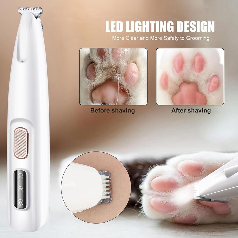 2024 New Pet Paw Trimmer Waterproof Rechargeable