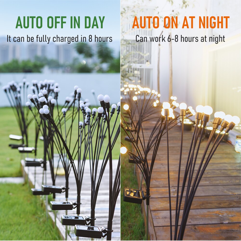 Up to 60% OFFđ„IP65 Waterproof Solar Powered Firefly Light