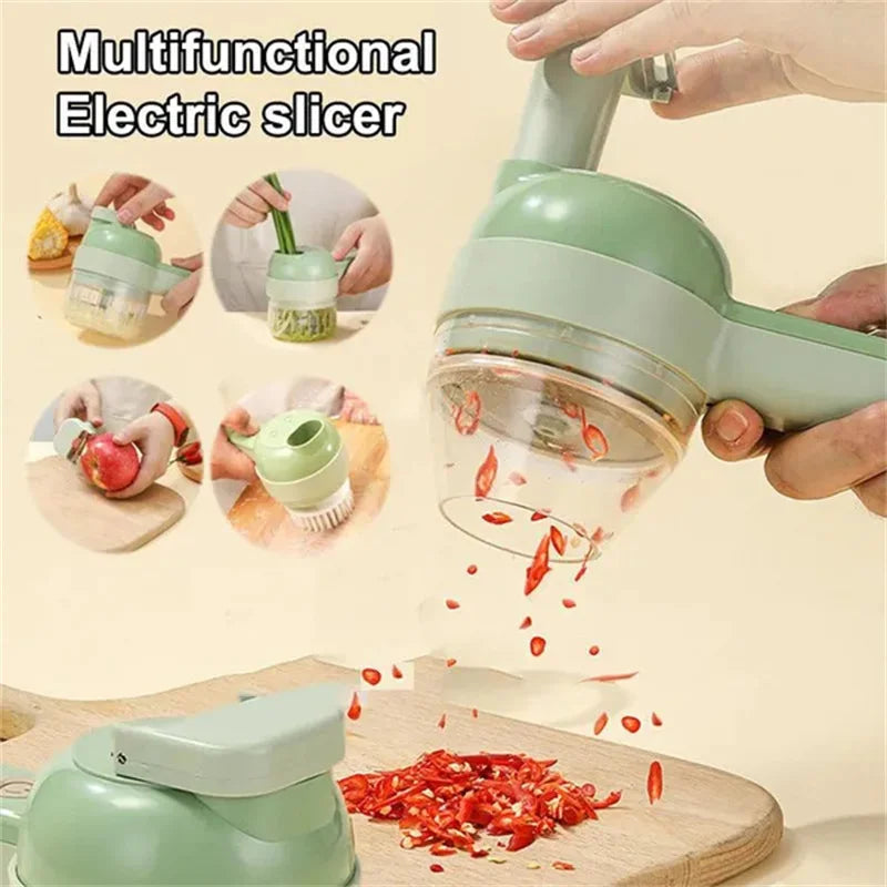 4 In 1 Electric Handheld Vegetable Slicer