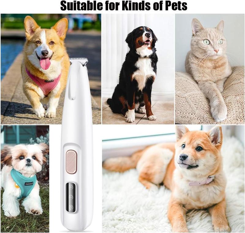 2024 New Pet Paw Trimmer Waterproof Rechargeable