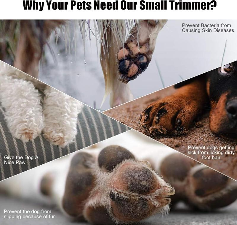 2024 New Pet Paw Trimmer Waterproof Rechargeable