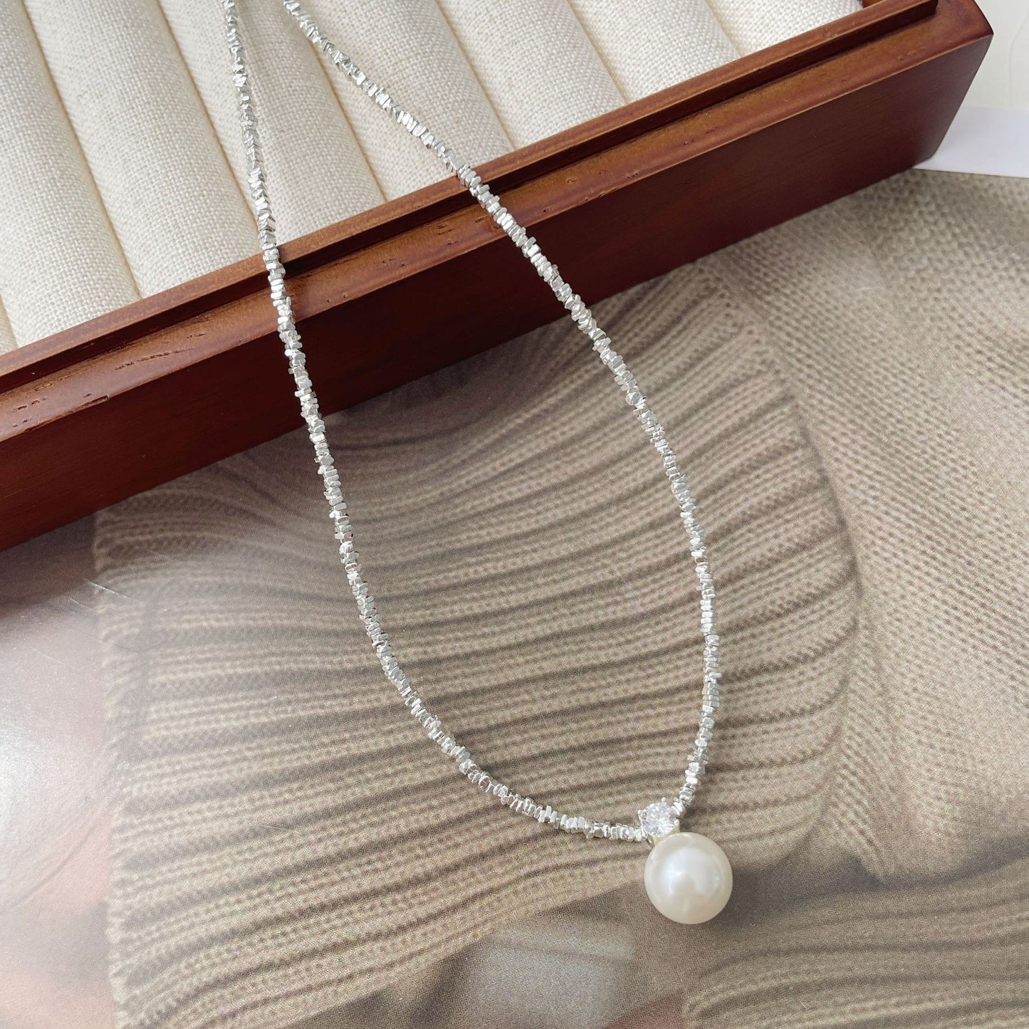 【SilverN12】 925 Sterling Silver Necklace - MOTEMCO