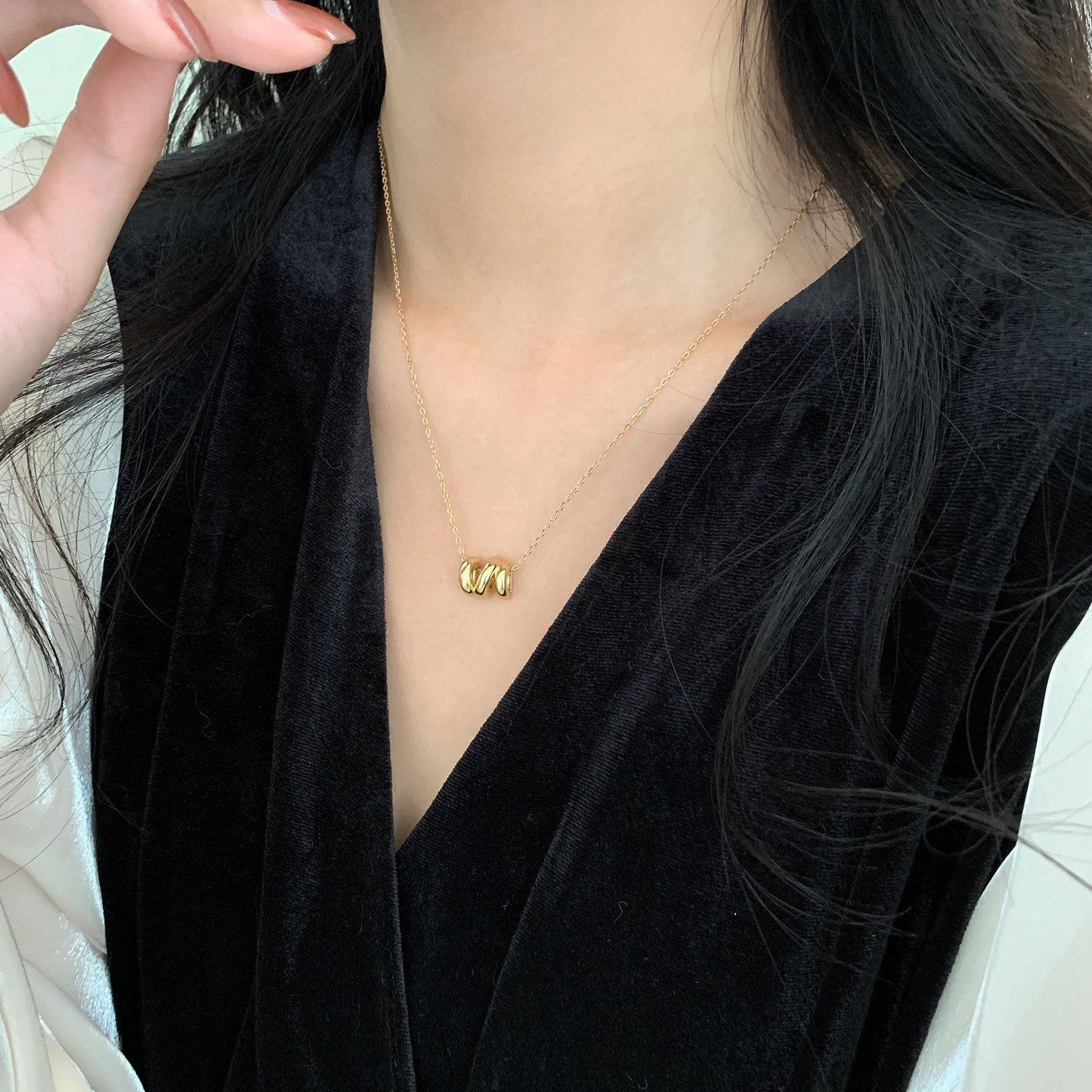 【SilverN11】 925 Sterling Silver Necklace - MOTEMCO