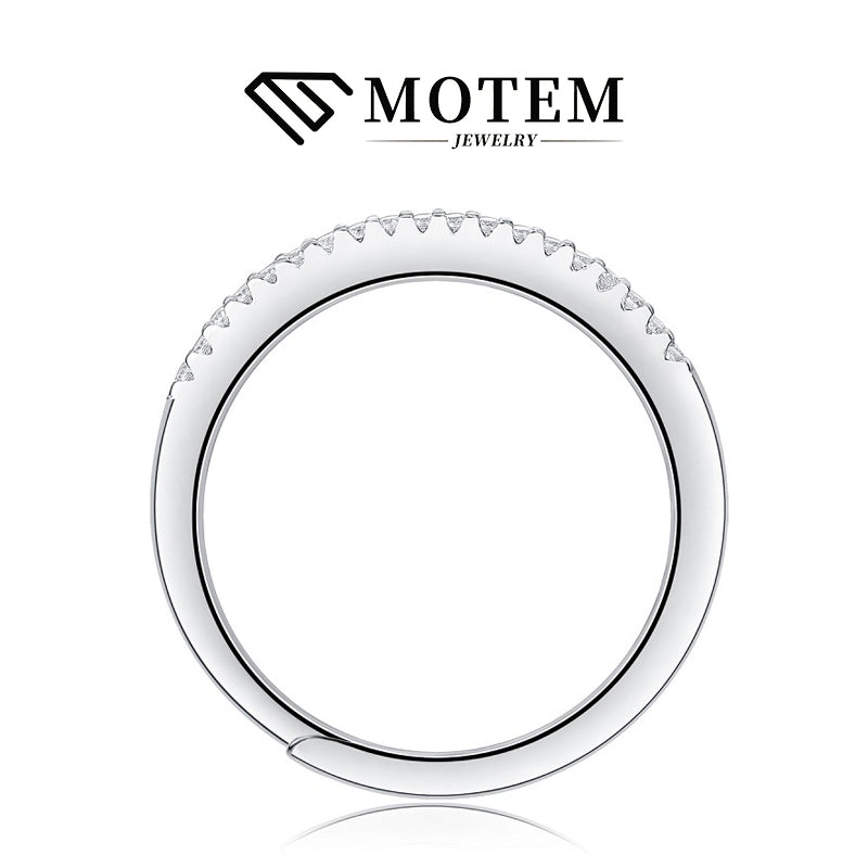 【R16】 925 Sterling Silver Moissanite Rings - MOTEMCO