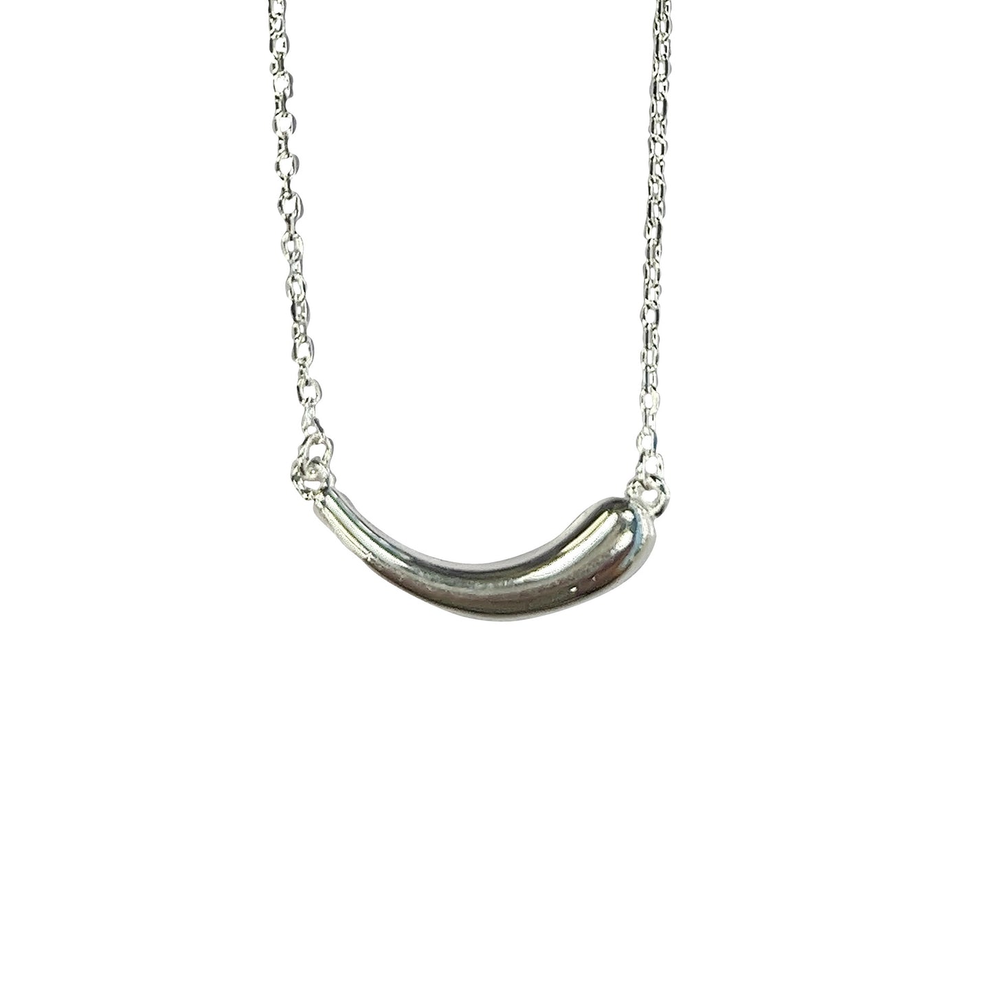 【SilverN13 Smile】 925 Sterling Silver Necklace - MOTEMCO