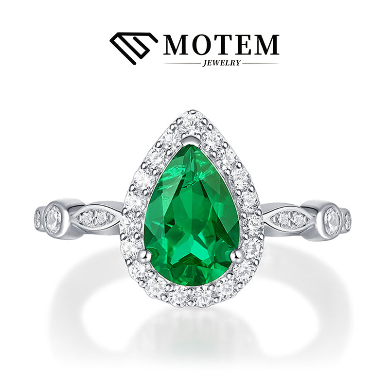 【R18 Customized Version】 925 Sterling Silver Moissanite Rings - MOTEMCO