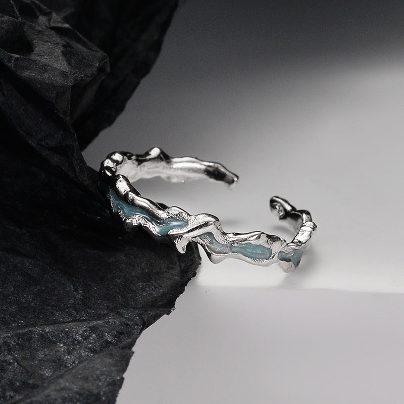 【SilverR2 Mountains & Valleys】 925 Sterling Silver Rings