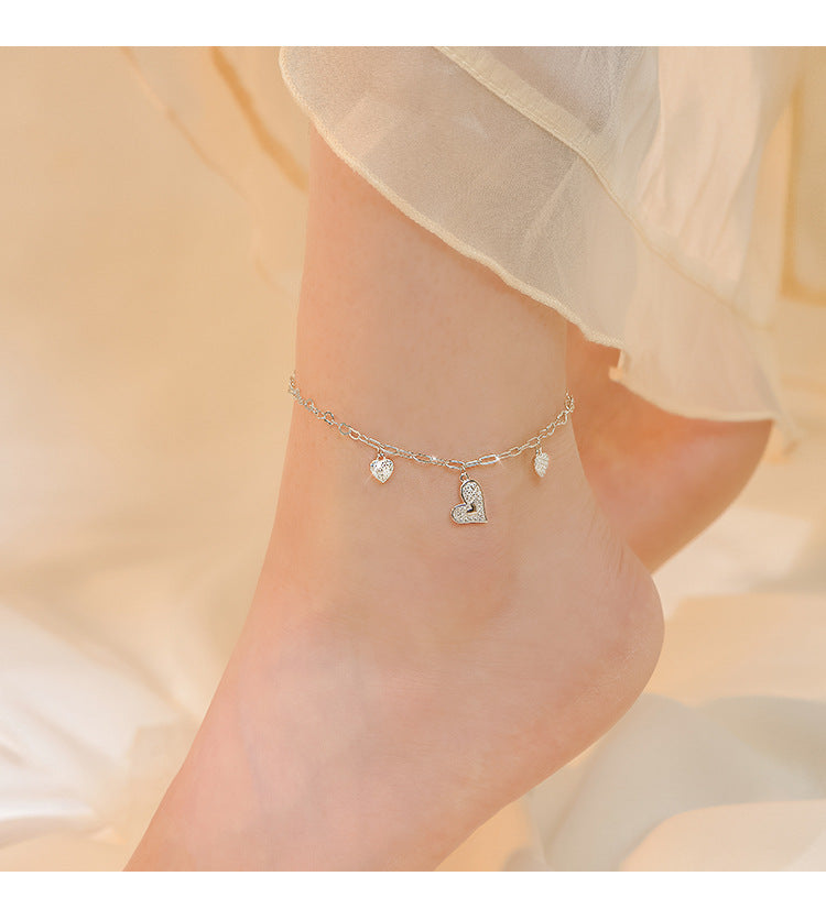 【SilverA1】 925 Sterling Silver Anklet