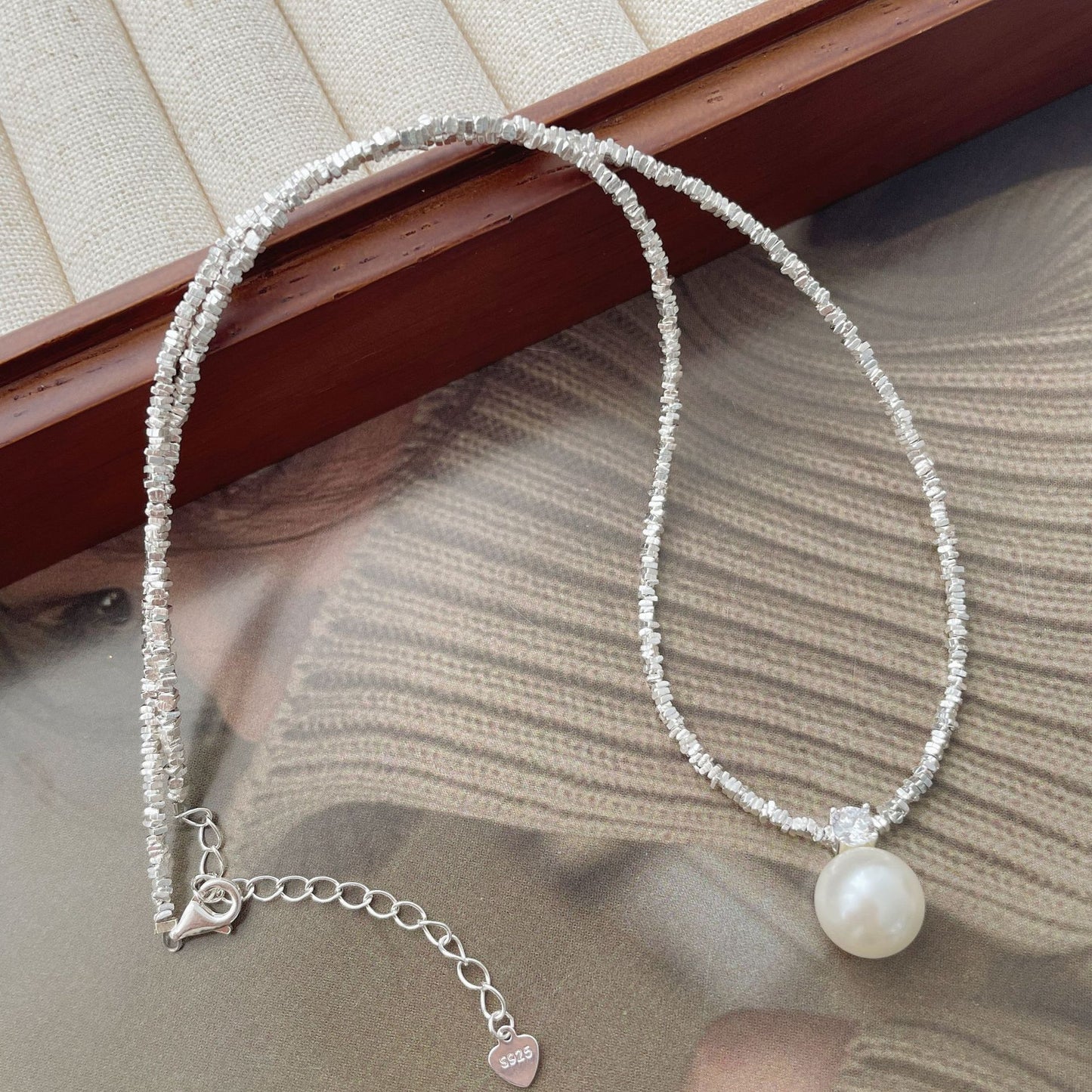 【SilverN12】 925 Sterling Silver Necklace - MOTEMCO