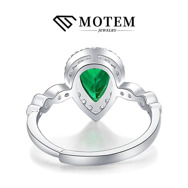 【R18 Customized Version】 925 Sterling Silver Moissanite Rings - MOTEMCO