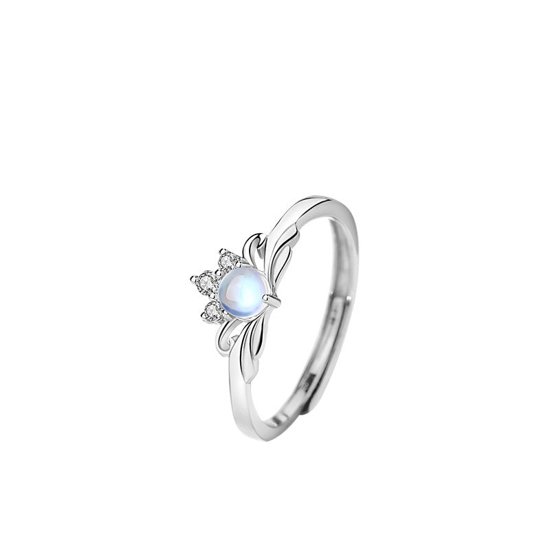 【SilverR10 Princess and Knight】 925 Sterling Silver Rings Couple Set
