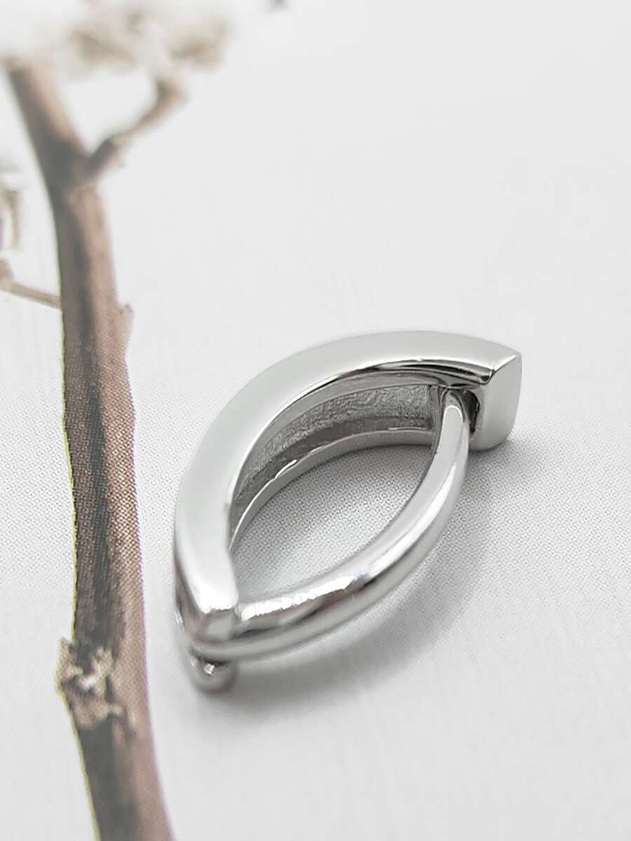 【SilverE8】 925 Sterling Silver Belly Stud
