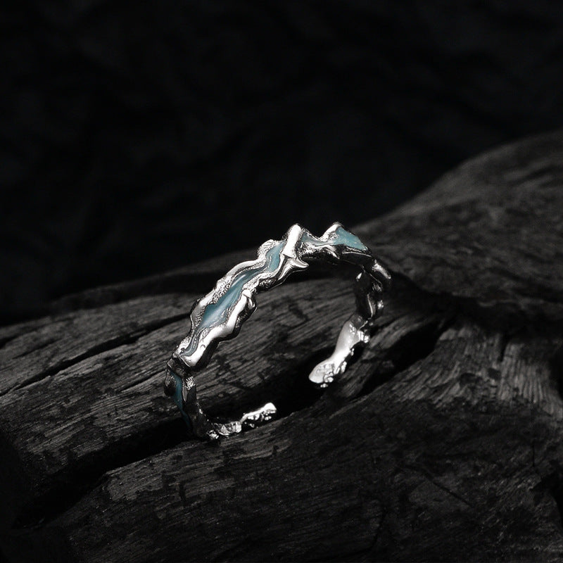 【SilverR2 Mountains & Valleys】 925 Sterling Silver Rings