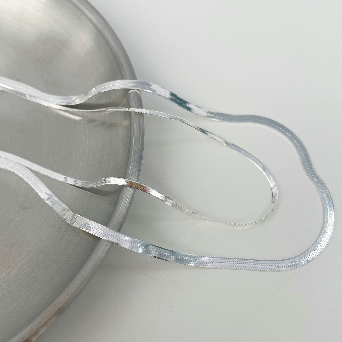 【SilverN18】 925 Sterling Silver Necklace - MOTEMCO