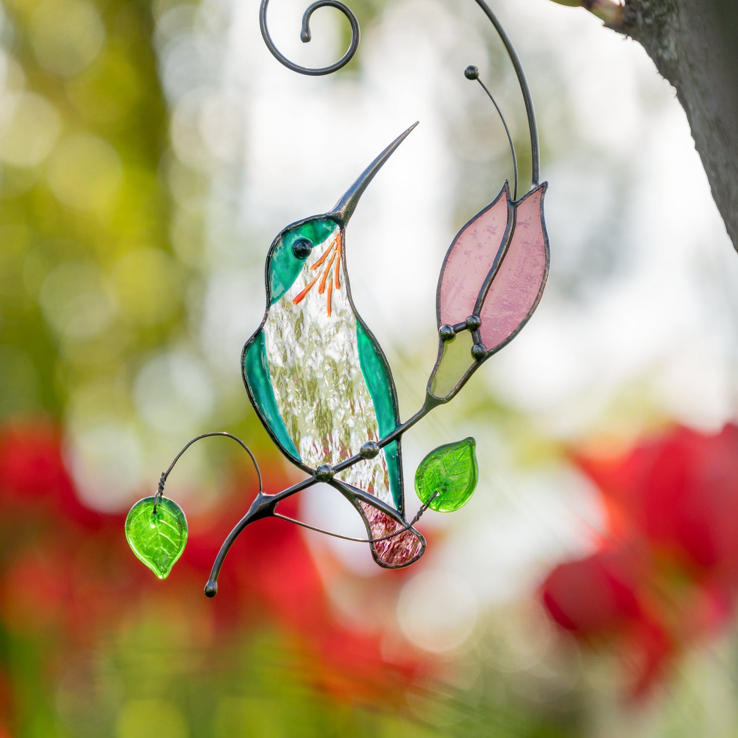 Stained Glass Hummingbird Mothers Day gift