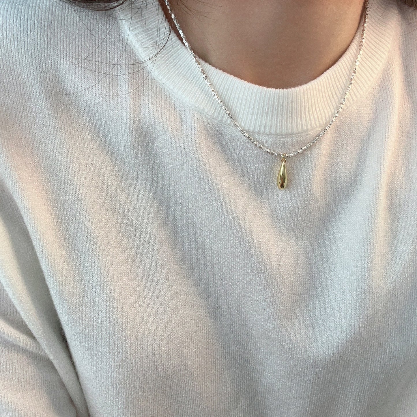 【SilverN15】 925 Sterling Silver Necklace - MOTEMCO