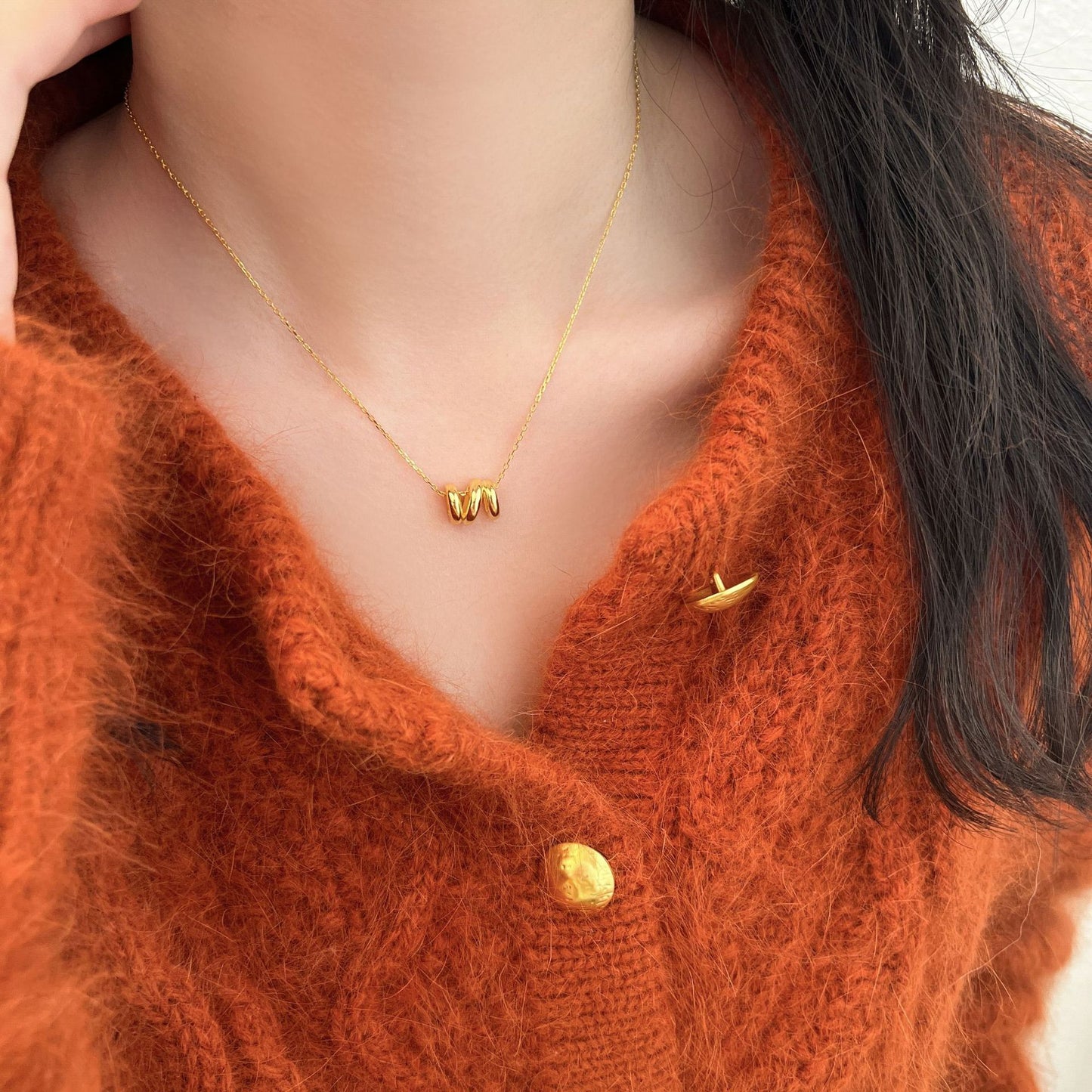 【SilverN11】 925 Sterling Silver Necklace - MOTEMCO
