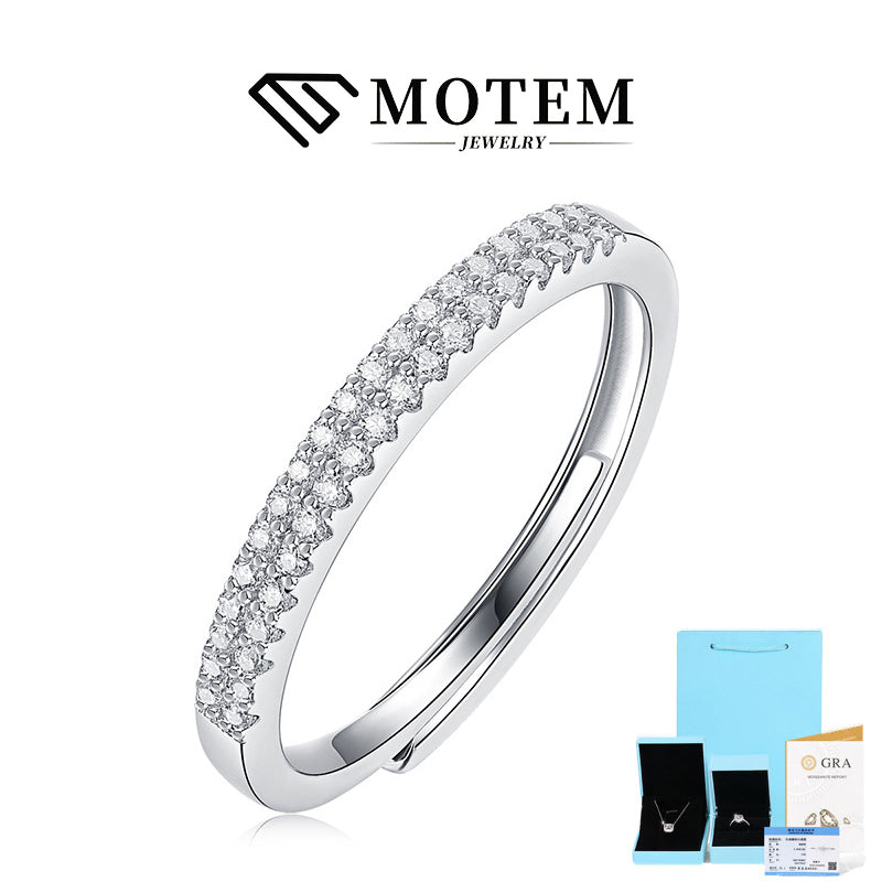 【R16】 925 Sterling Silver Moissanite Rings - MOTEMCO