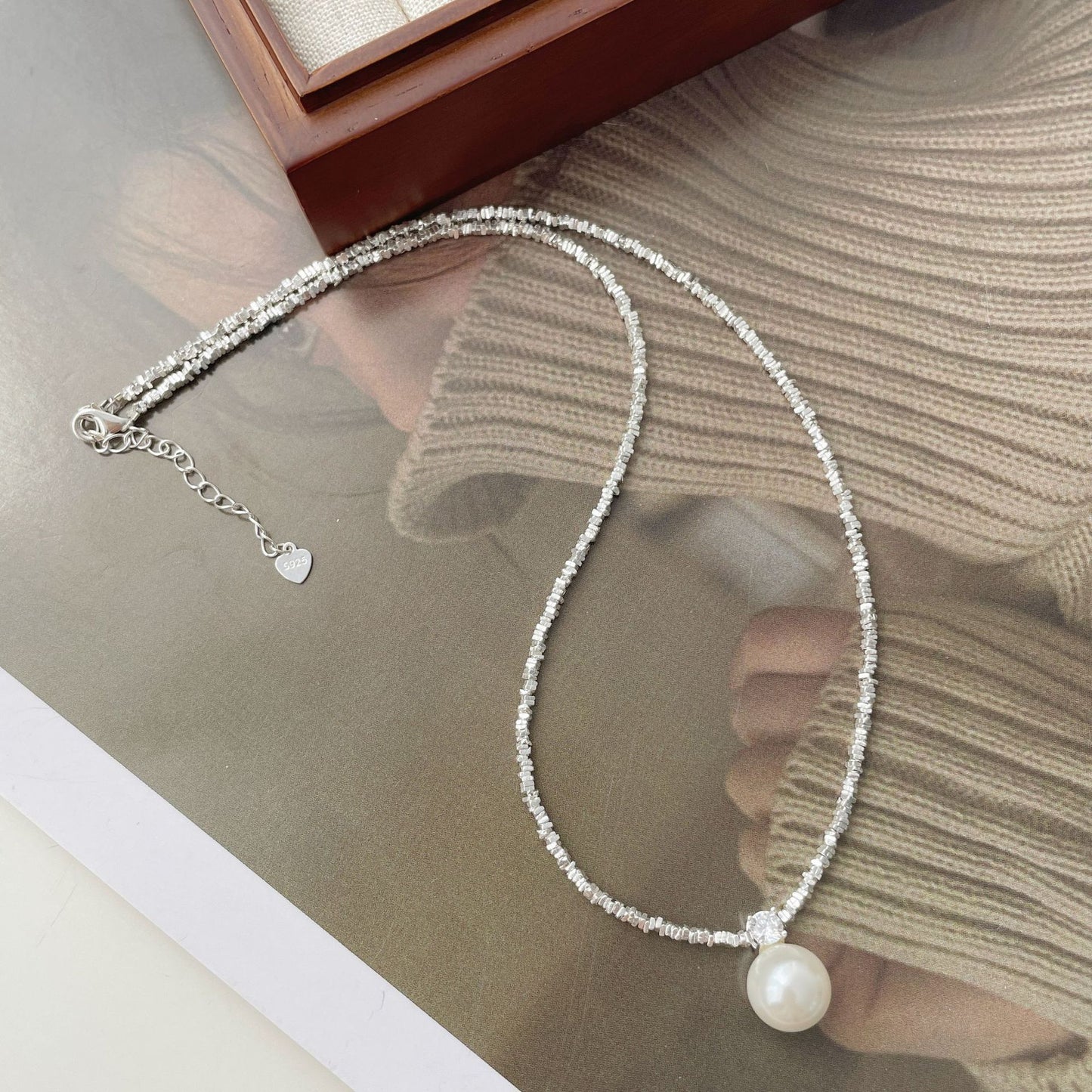 【SilverN12】 925 Sterling Silver Necklace - MOTEMCO