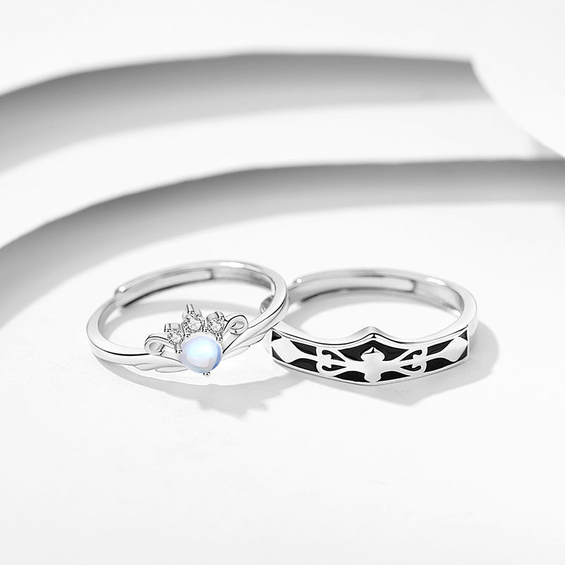 【Rapunzel & Flynn】 925 Sterling Silver Matching Couple Ring