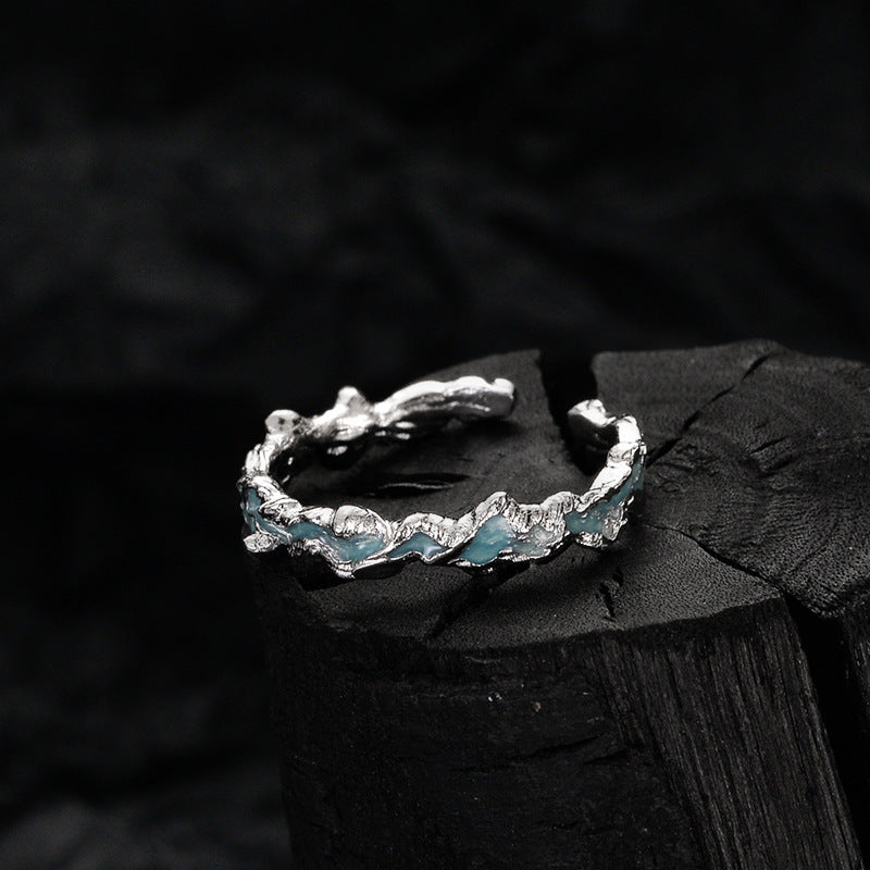 【SilverR2 Mountains & Valleys】 925 Sterling Silver Rings