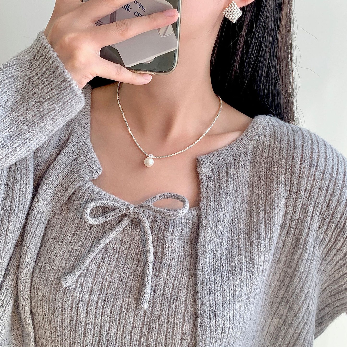 【SilverN12】 925 Sterling Silver Necklace - MOTEMCO