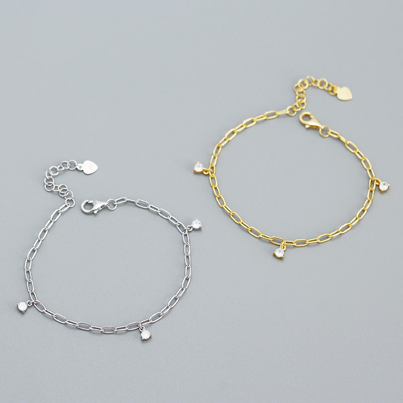【SilverA3】 925 Sterling Silver Anklet