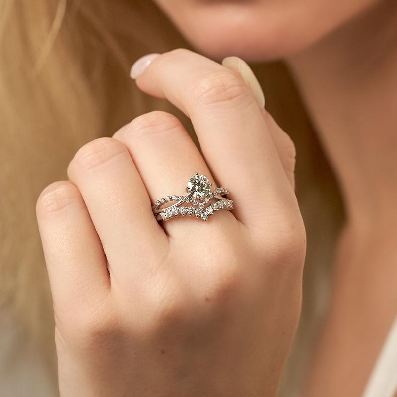 【R9】 925 Sterling Silver Moissanite Rings - MOTEMCO