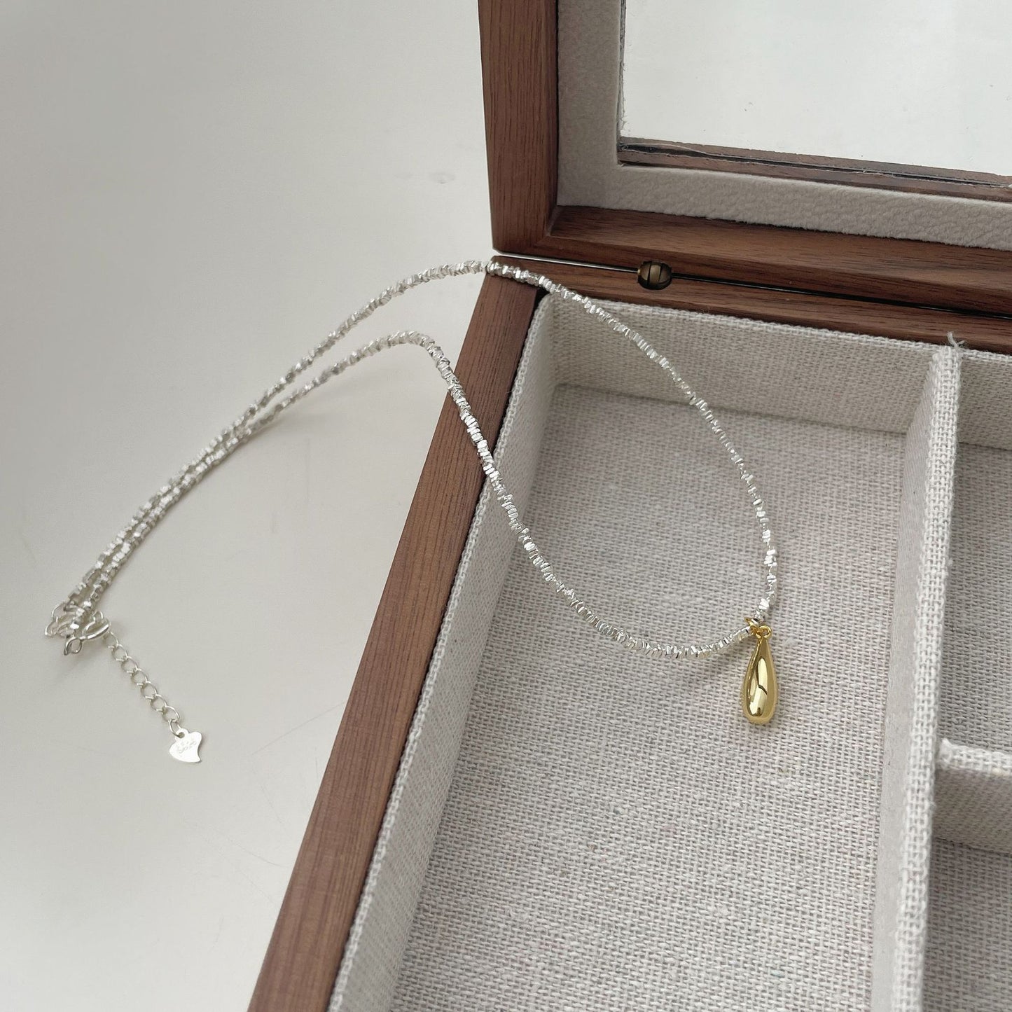 【SilverN15】 925 Sterling Silver Necklace - MOTEMCO