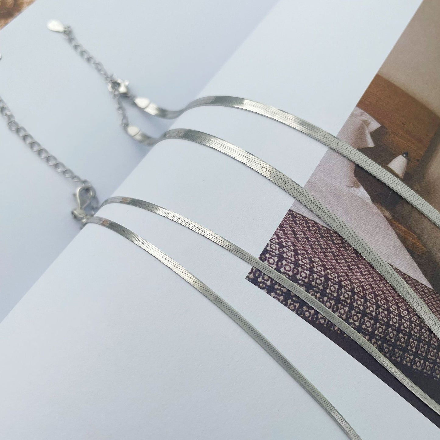 【SilverN18】 925 Sterling Silver Necklace - MOTEMCO