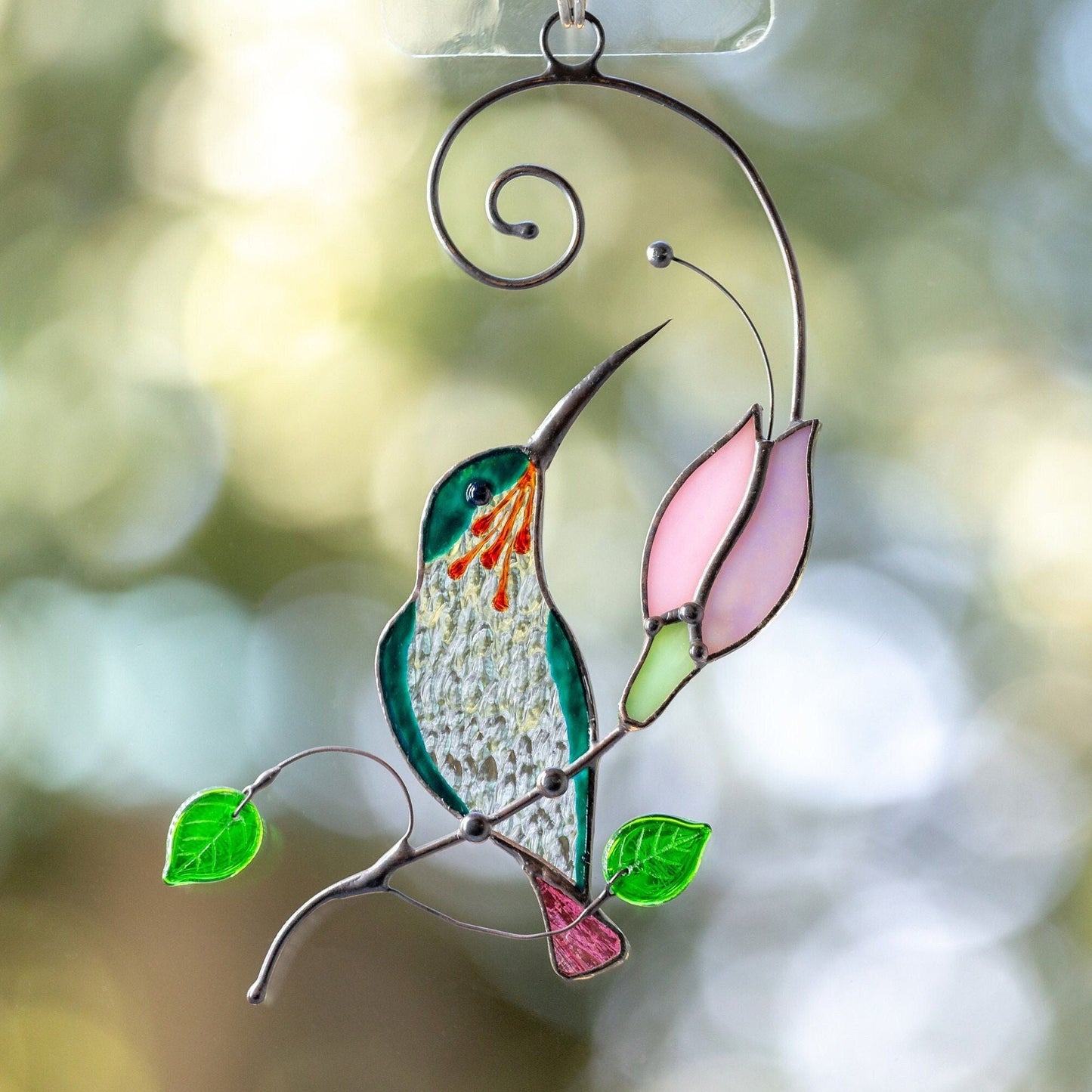 Stained Glass Hummingbird Mothers Day gift