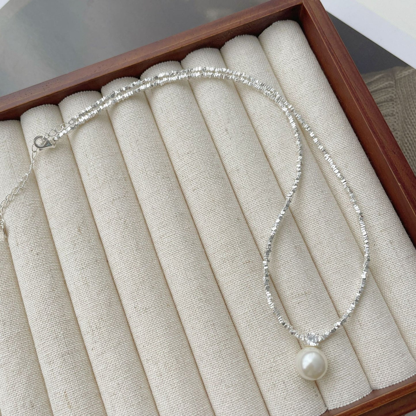 【SilverN12】 925 Sterling Silver Necklace - MOTEMCO