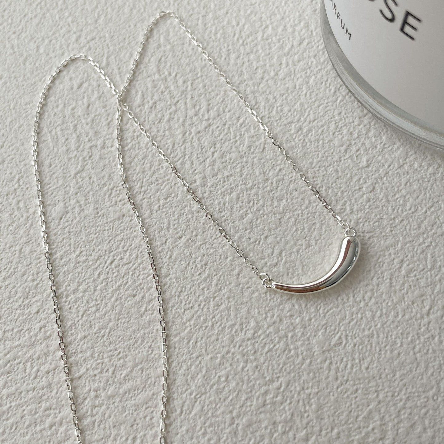 【SilverN13 Smile】 925 Sterling Silver Necklace - MOTEMCO