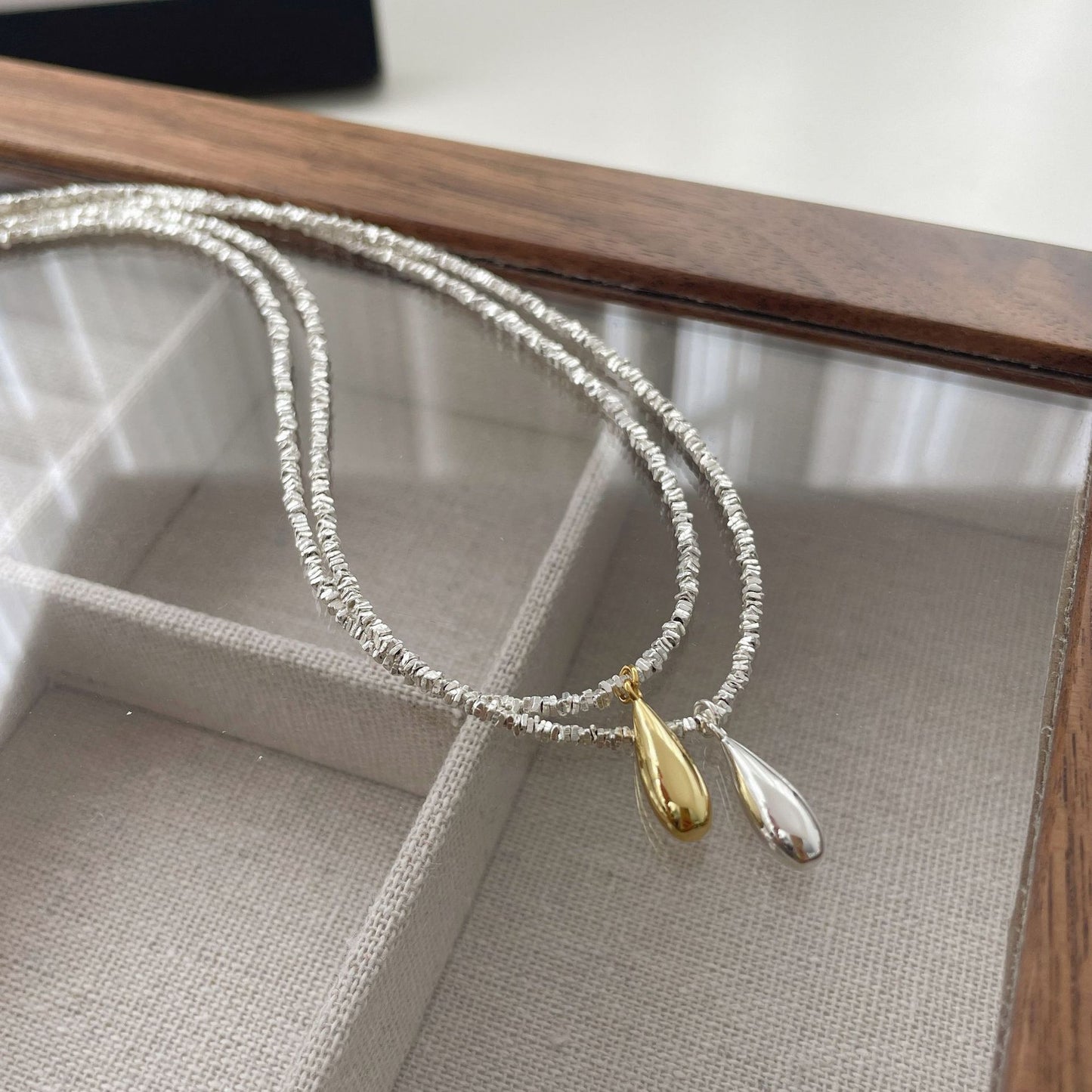 【SilverN15】 925 Sterling Silver Necklace - MOTEMCO