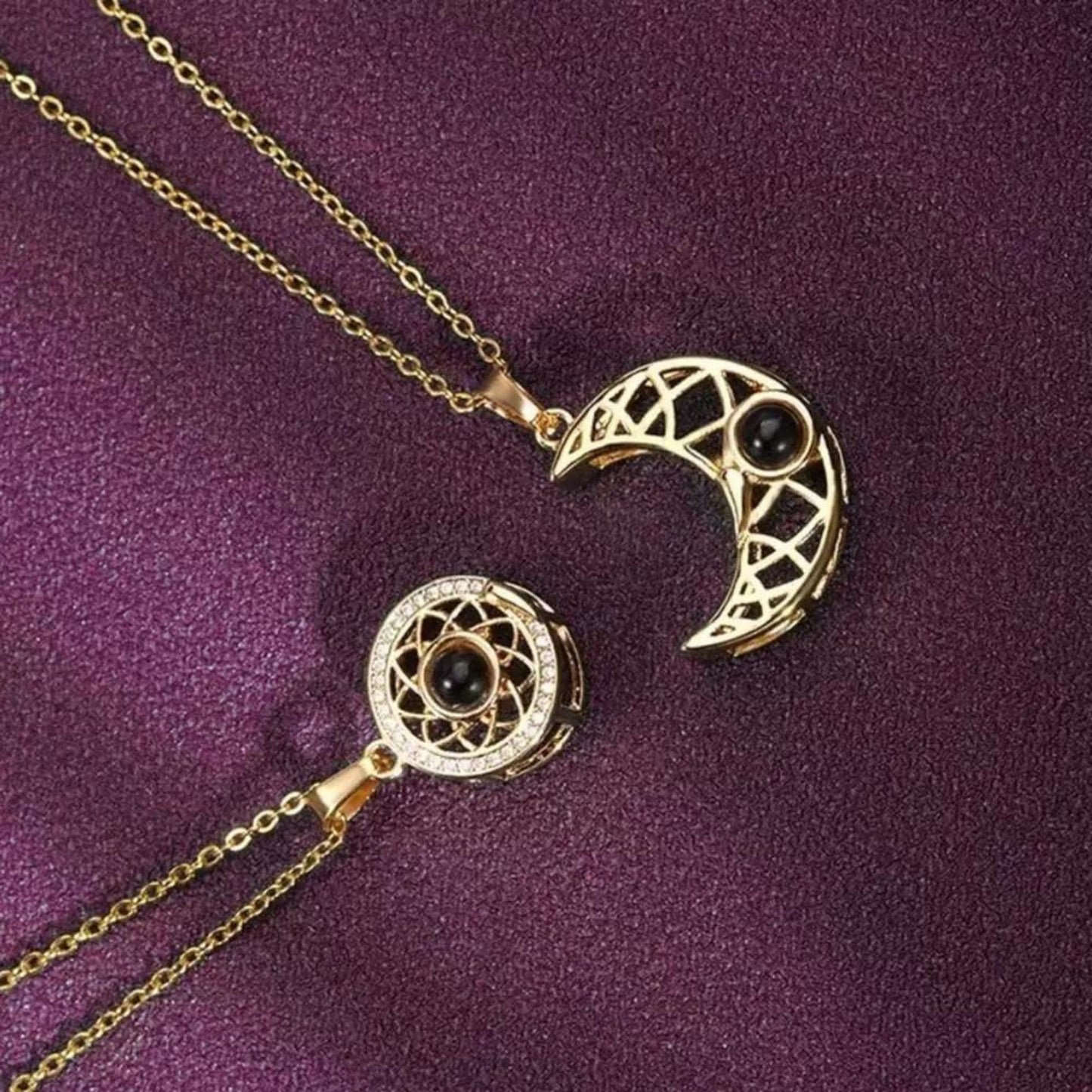 The "Love You to the Moon and Back" Necklaces